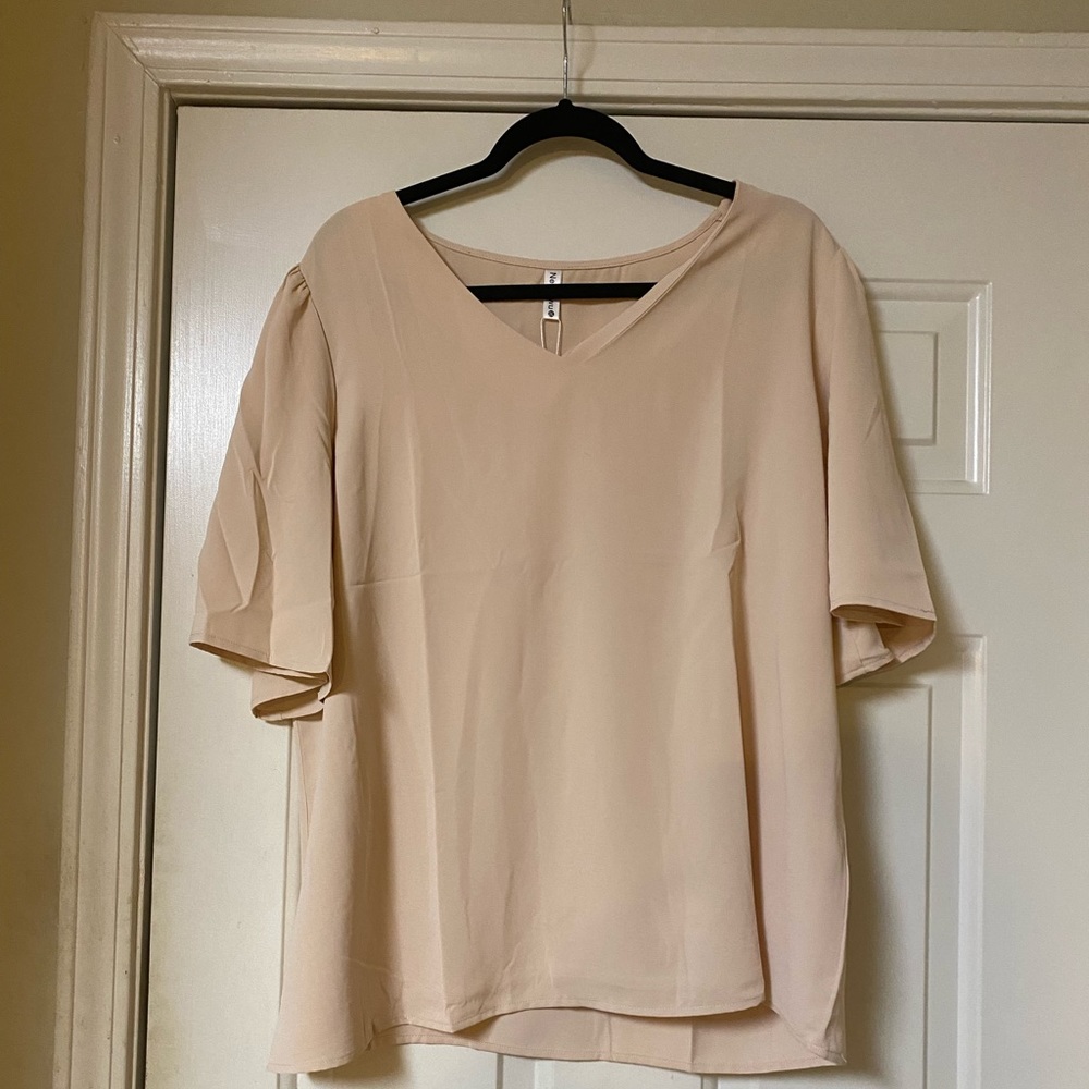 Neineiwu Ladies Cream Blouse
